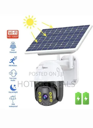 Solar Powered Outdoor High-definition Night Vision Camera