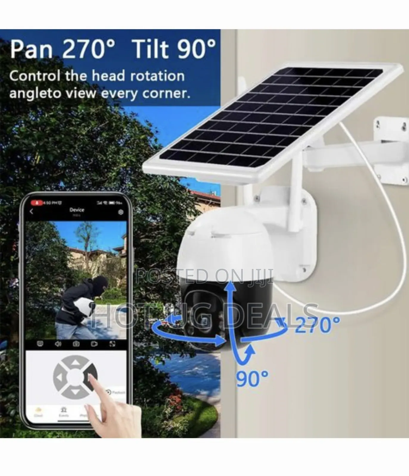 Solar Powered Outdoor High-definition Night Vision Camera