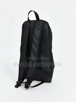 Black Small Printed Backpack