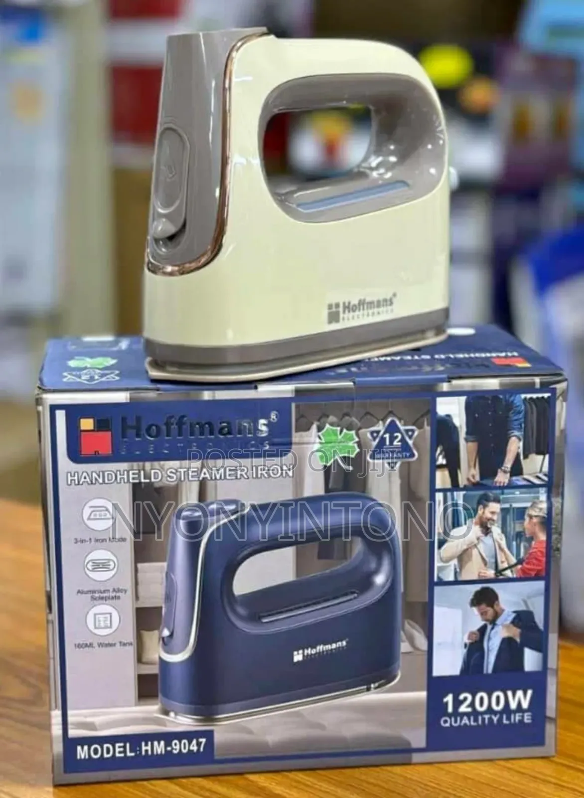 Hoffmans High-Quality Steamer Iron