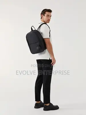 Designer Backpack With Id Clip