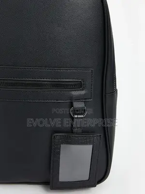 Designer Backpack With Id Clip