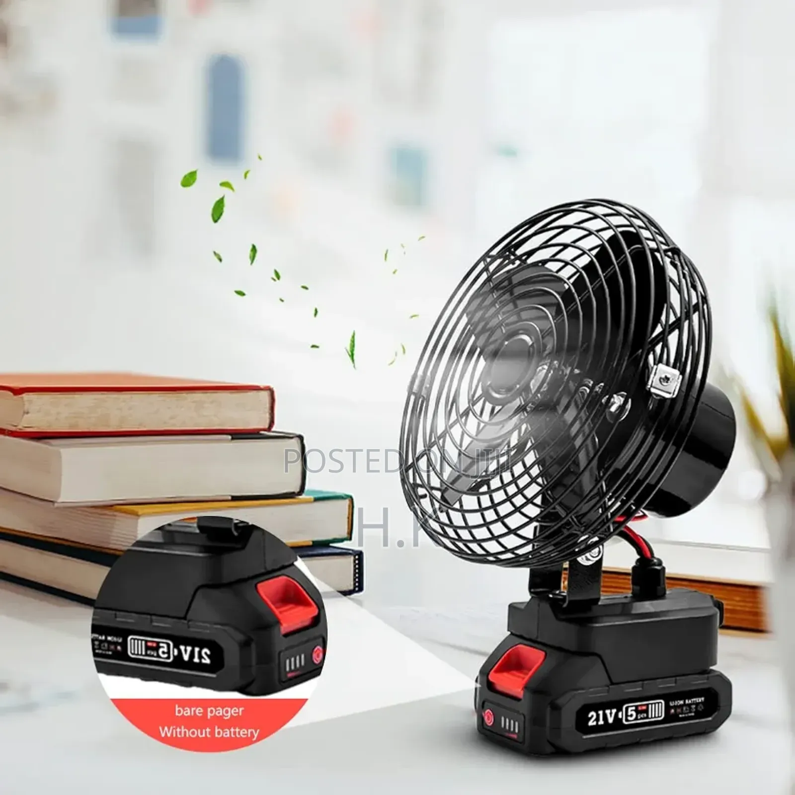 Portable, Wireless Electric Fan