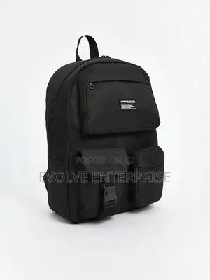 Embroidered Large Printed Backpack