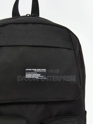 Embroidered Large Printed Backpack