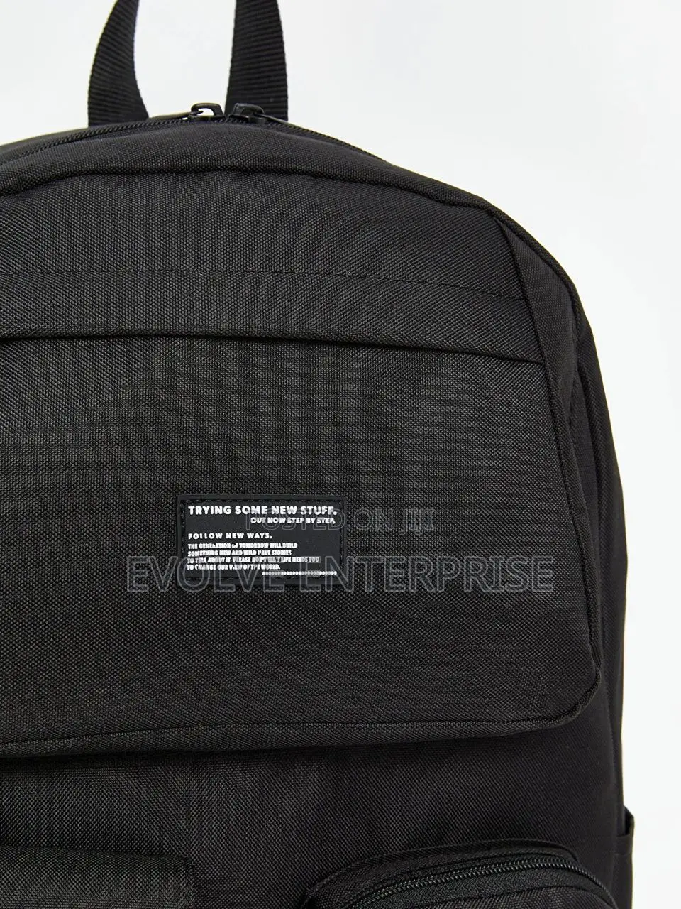 Embroidered Large Printed Backpack