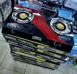 Table Top  Double Gas Stove Burner With Glasstop