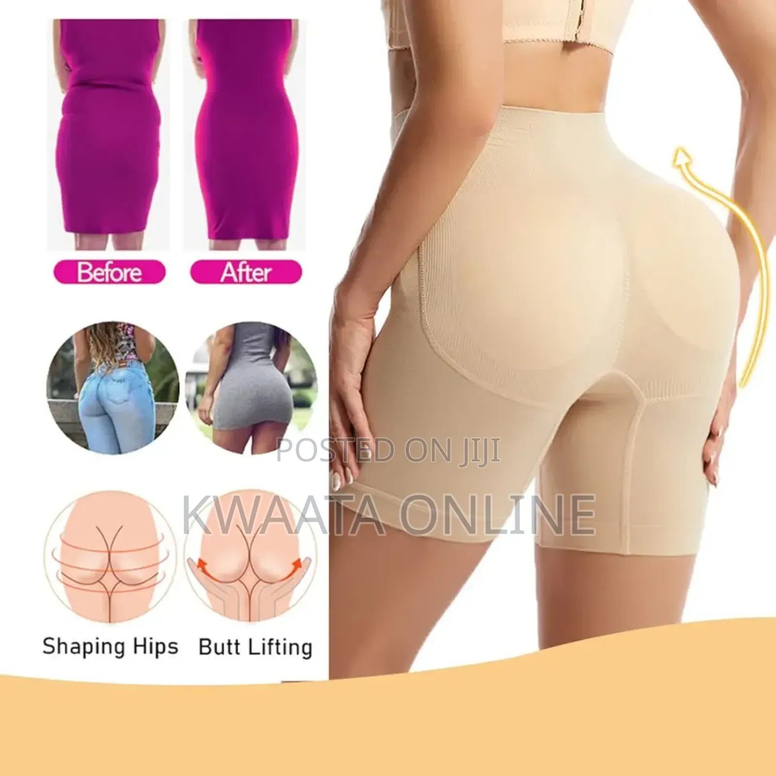 Women Butt Lifter Body Shaper Hip Enhancer Seamless Push Up
