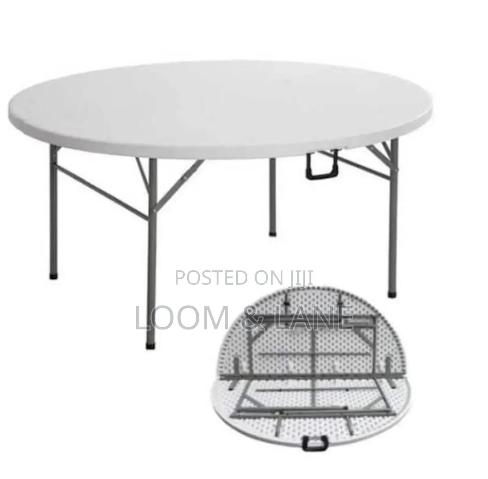Round, Portable Picnic Table Camping Table