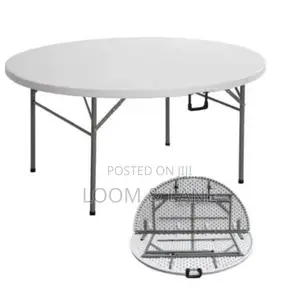 Round, Portable Picnic Table Camping Table