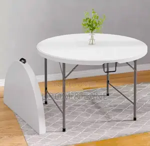 Round, Portable Picnic Table Camping Table