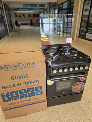 Blueflame Gas Cooker 60cm*60cm (3+1) With Oven Turbo Fan