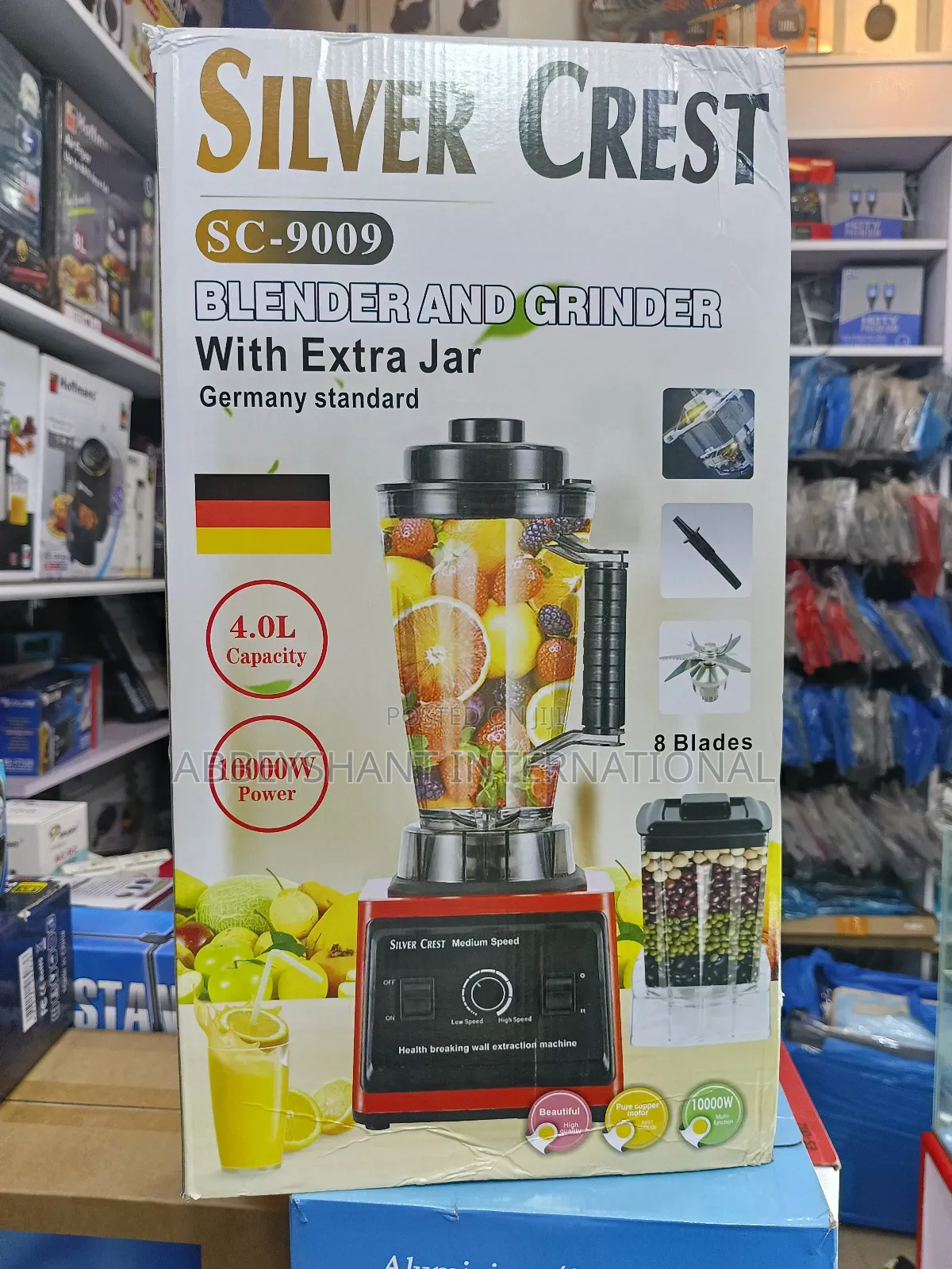 Electric Blender Silver Crest Sc-9009 Blender and Grinder