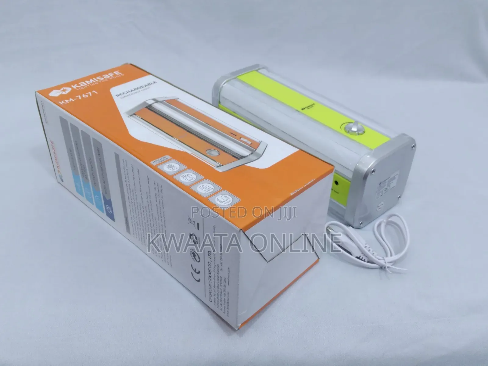Kamisafe Km-7671 4 Tube Latern Rechargeable Emergency Lamp