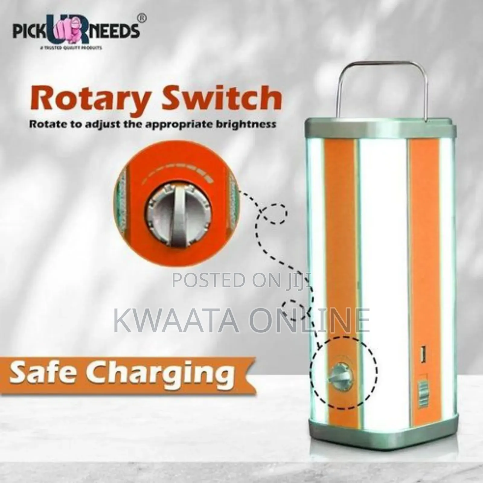 Kamisafe Km-7671 4 Tube Latern Rechargeable Emergency Lamp