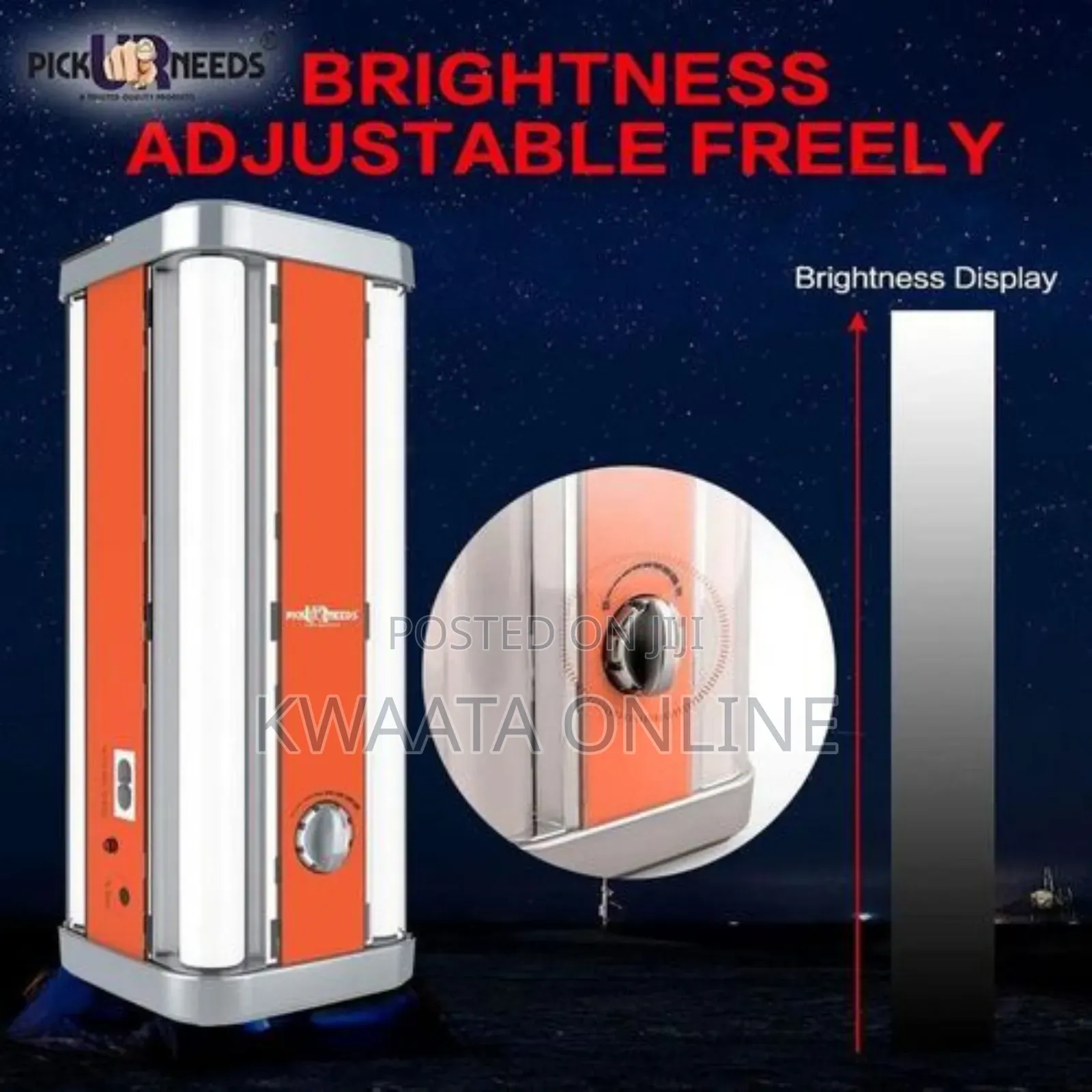 Kamisafe Km-7671 4 Tube Latern Rechargeable Emergency Lamp