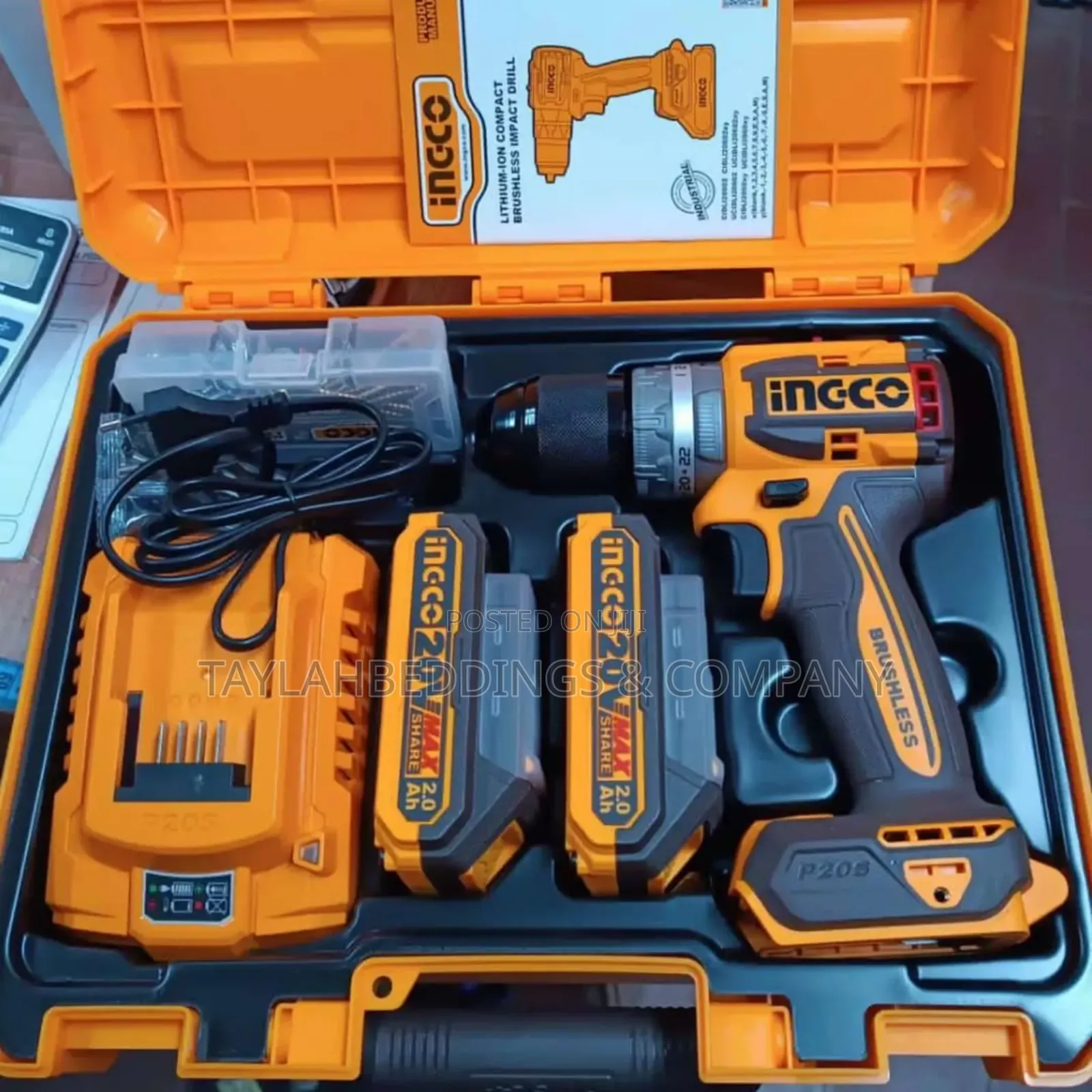 Ingco Heavy Duty Special Features Lithium-Ion Cordless Drill