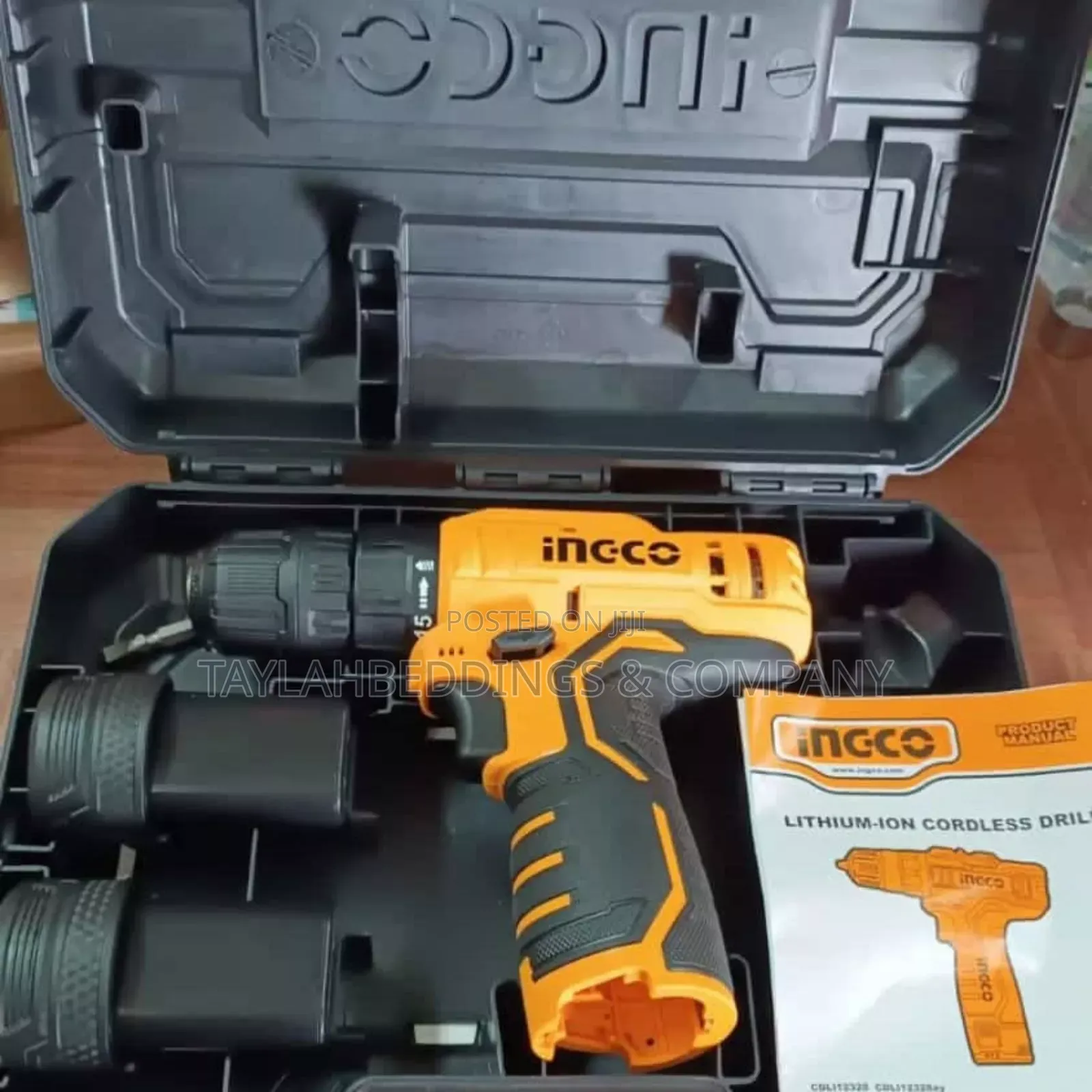 Ingco Cordless Impact Drill 12v + 2 Battary