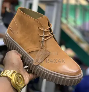 Original Men’S Brown Clarks Casual Leather Boots