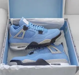 Nike Air Jordan 4 Retro Suede University Blue Sneakers