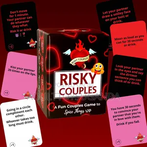 Risky Couples Spicy Dare Cards - Date Night Valentines