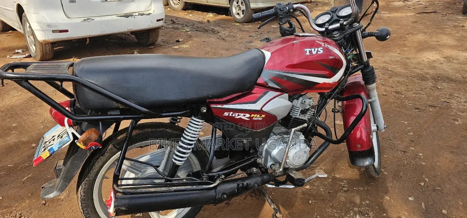 TVS HLX 125 2023 Red