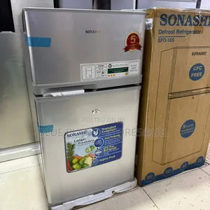 Sonashi 105litre Double Door Fridge \\ Frost Free \\ SFD-105
