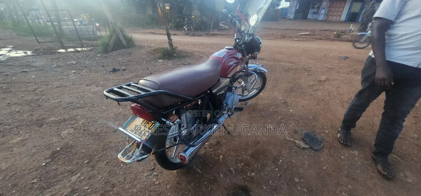TVS XL 100 2017 Red