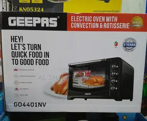 Geepas Oven With Convection and Rotisserie