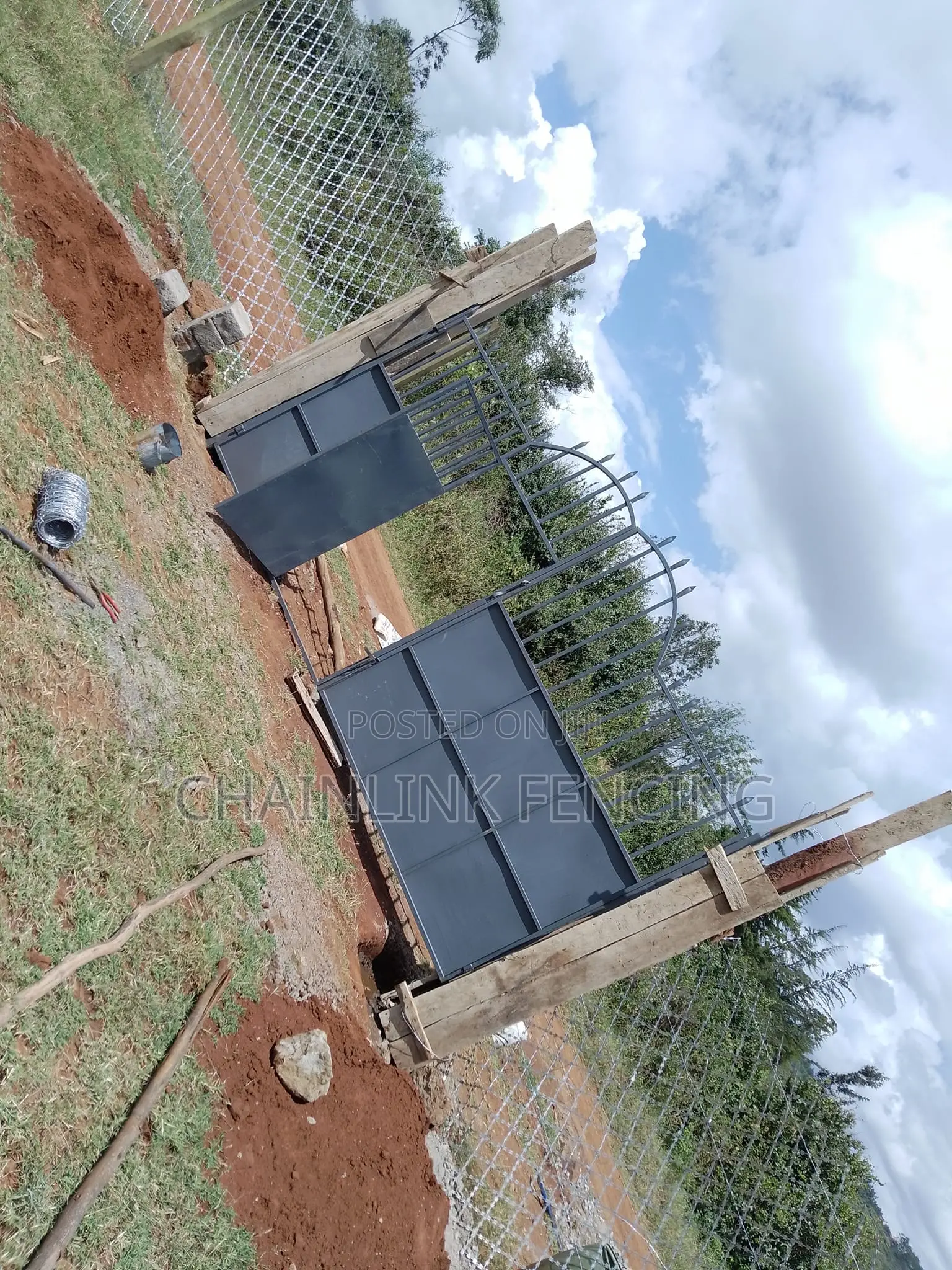 Gate Welded Razor Installation