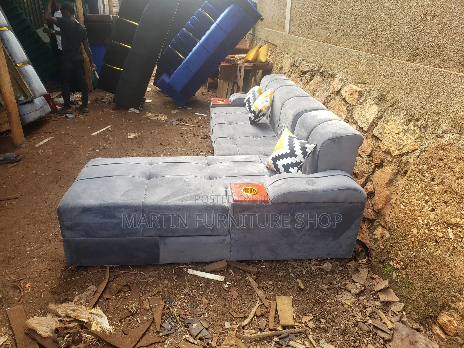 L Shaped Sofa Set Readily Available for Sale