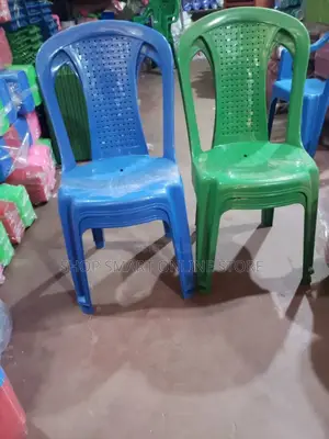 Blue/Green Plastic Chairs