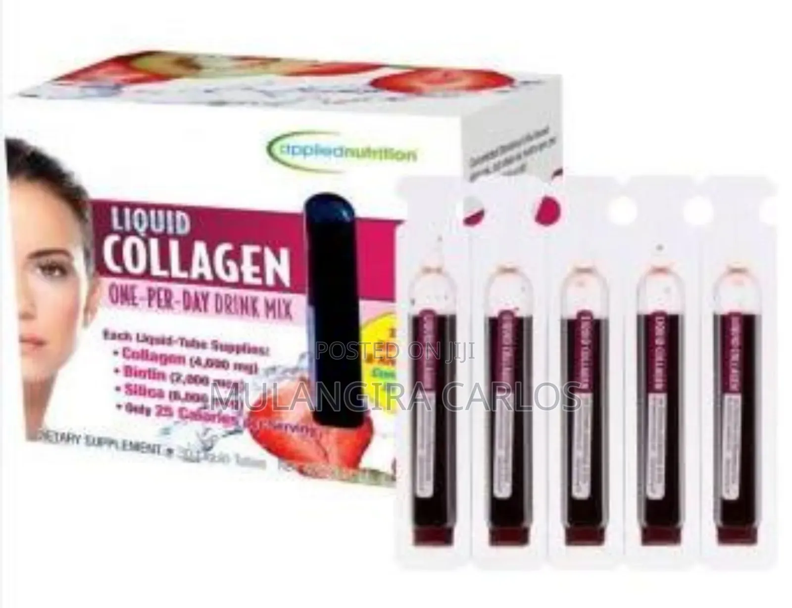Liquid Collagen One-Per-Day Drink Mix. (30 Liquid Tubes)
