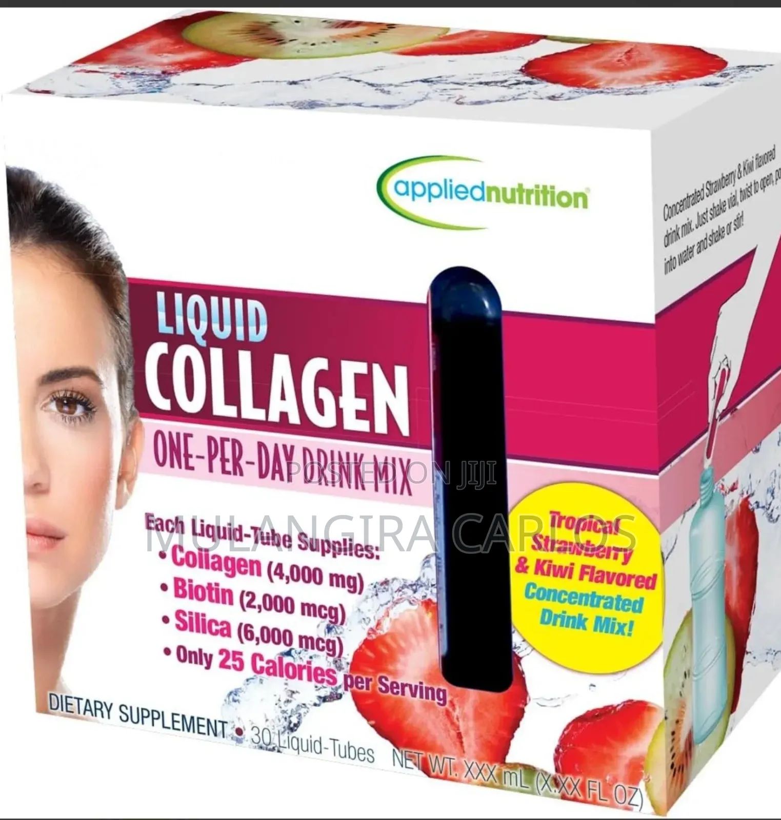 Liquid Collagen One-Per-Day Drink Mix. (30 Liquid Tubes)