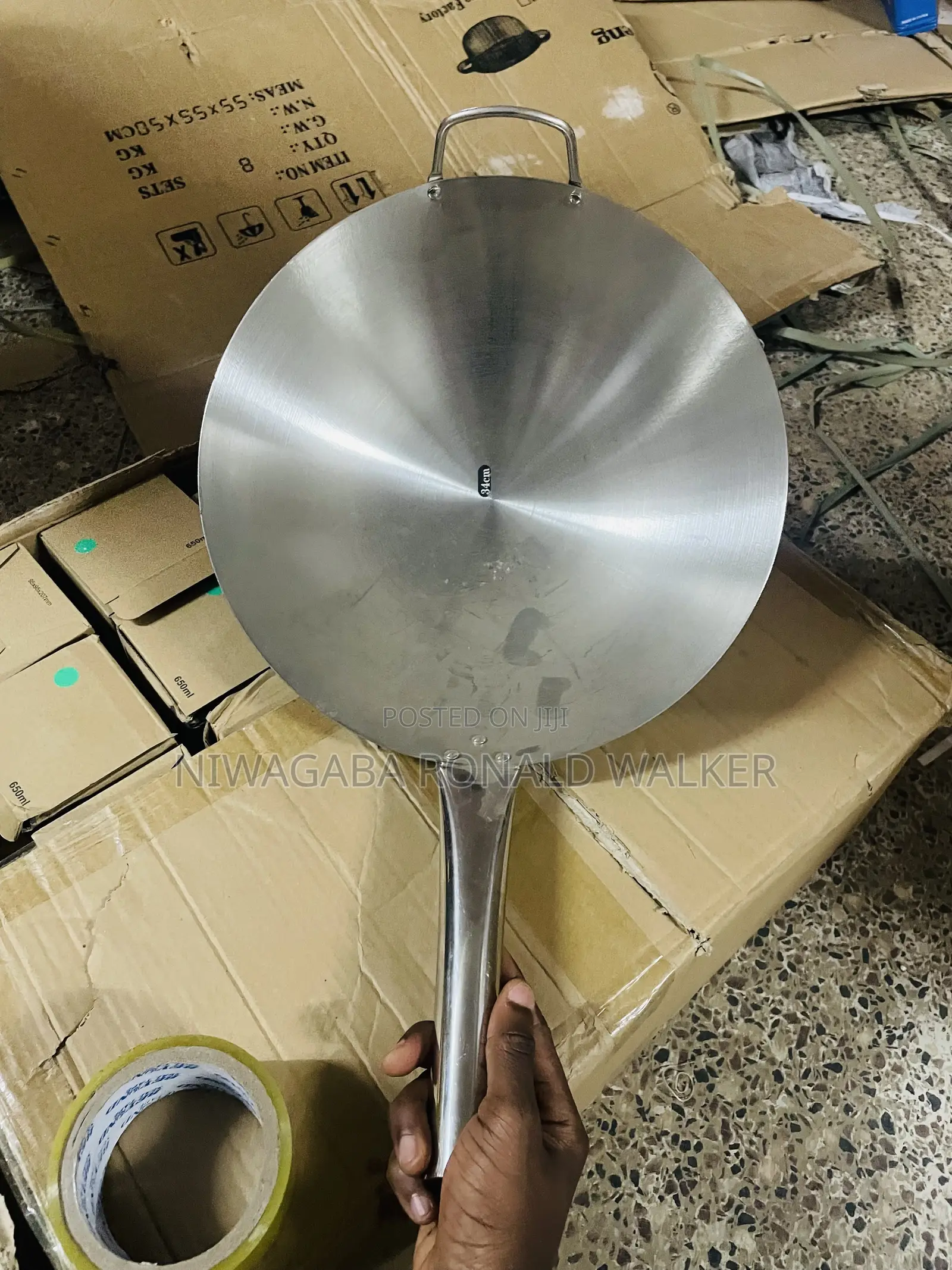 34cm Stainless Steel Frying Pan