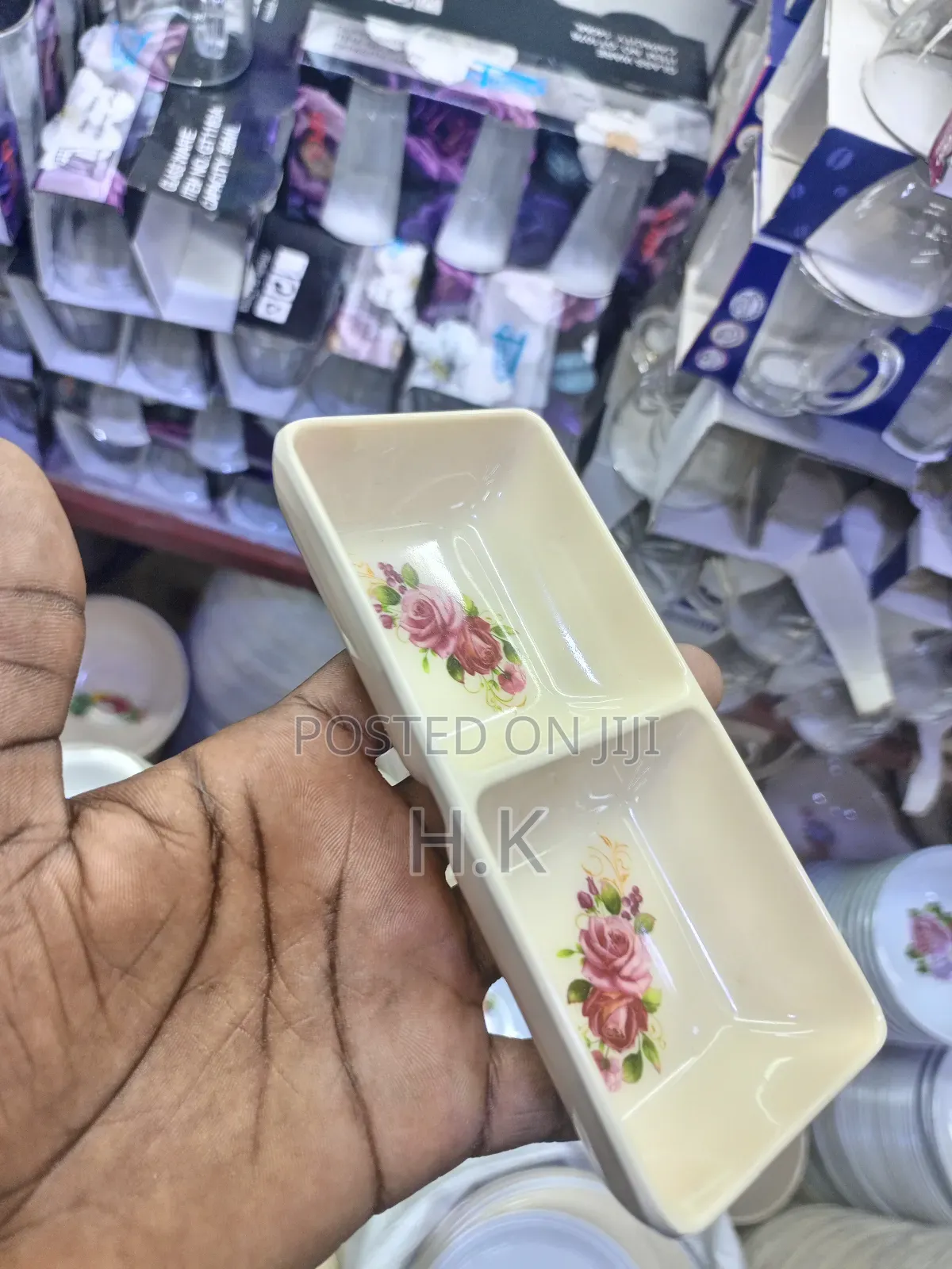 Two-Section Melamine Serving Bowl 12pcs