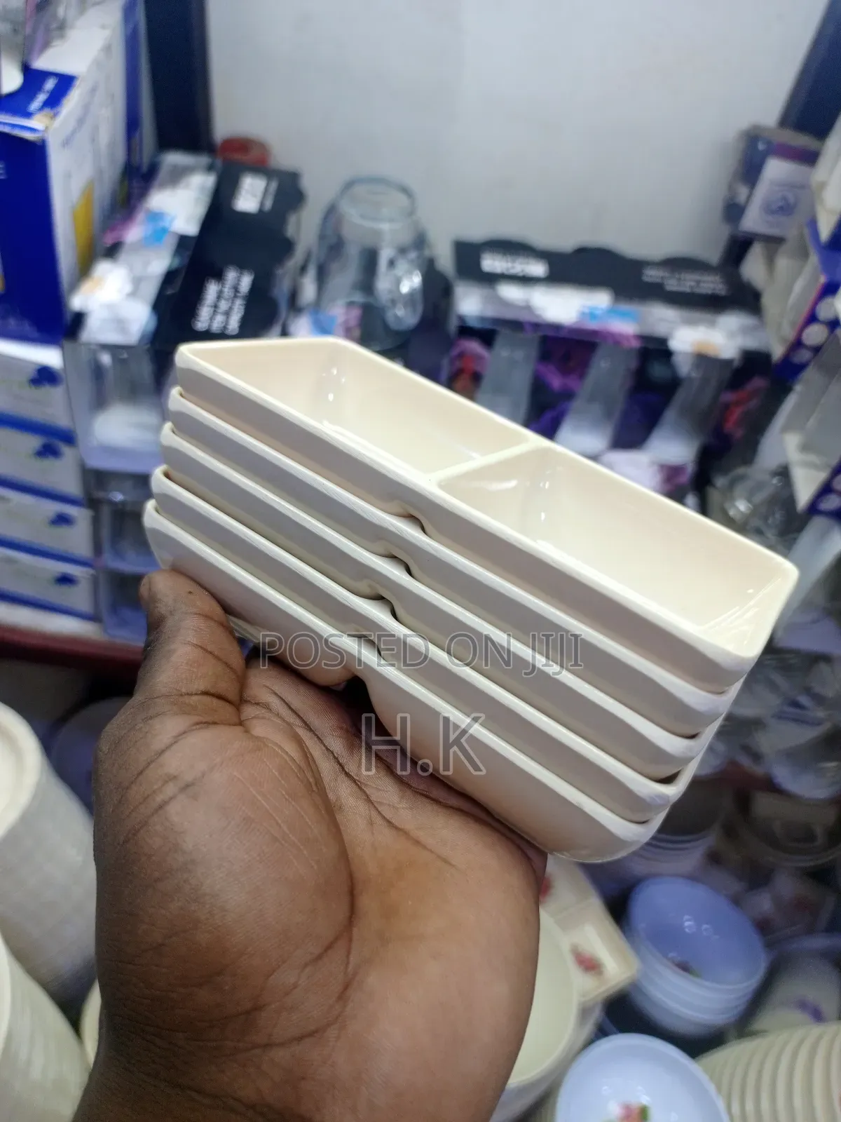 Two-Section Melamine Serving Bowl 12pcs