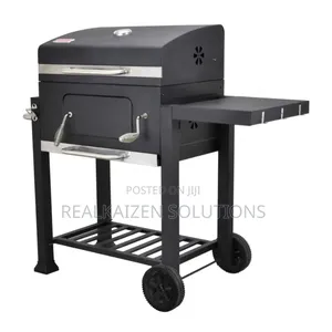 Fork Premium Charcoal BBQ Grill Adjust Charcoal Tray Side