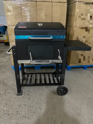 Fork Premium Charcoal BBQ Grill Adjust Charcoal Tray Side
