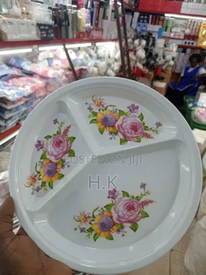 12pcs Melamine Partitioned Plate