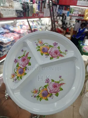 12pcs Melamine Partitioned Plate