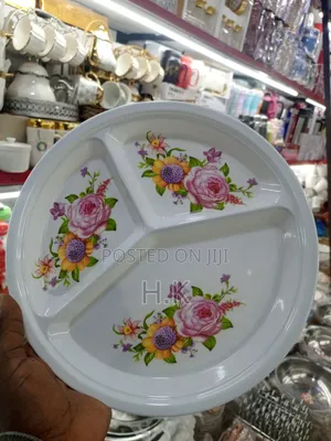 12pcs Melamine Partitioned Plate