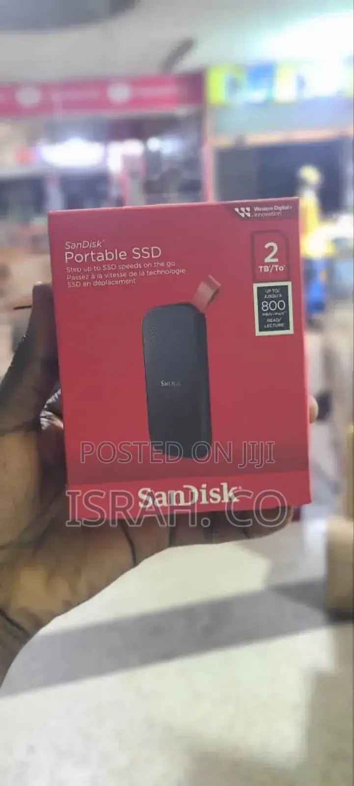 Portable External SSD 2tb Sandisk