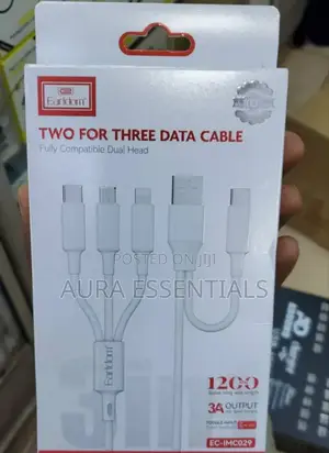 Earldom 2in3 Usb Data Cable