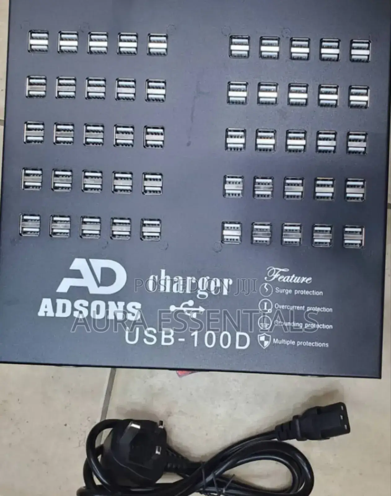 Adson 100ports Usb Fast Charger Station Deck