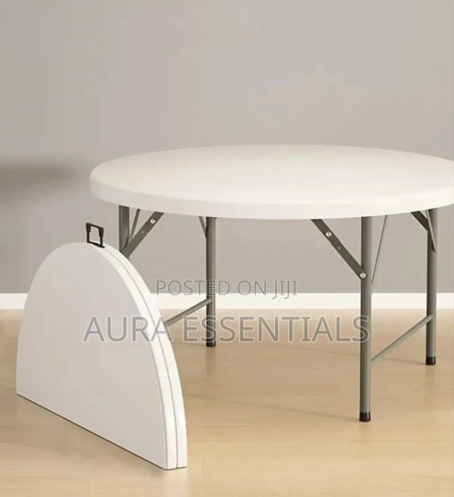 Round, Portable Picnic Table Camping Table