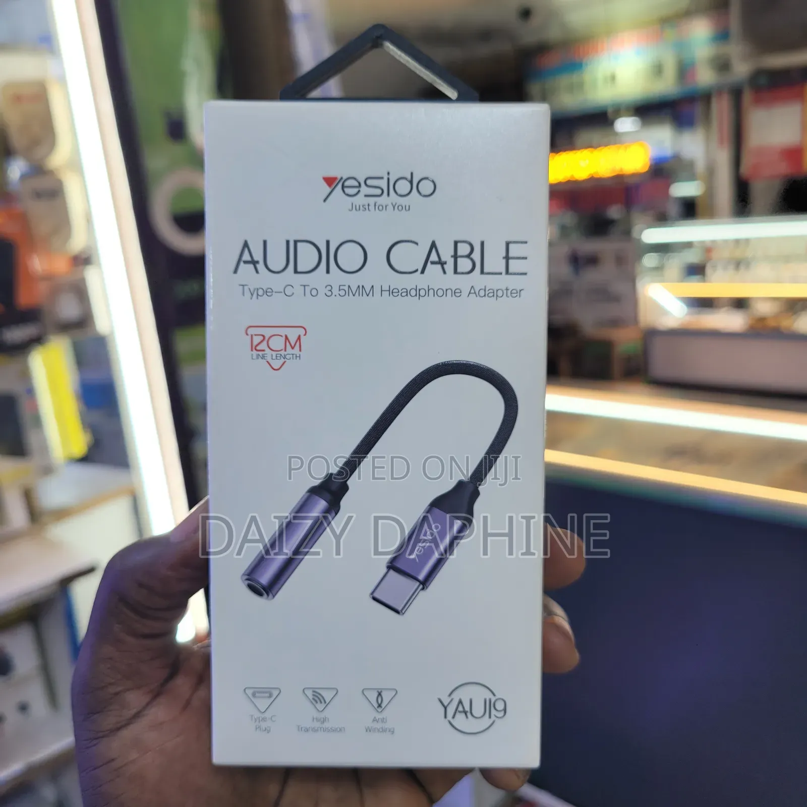 Yesido Jack to Type-C Audio Cable