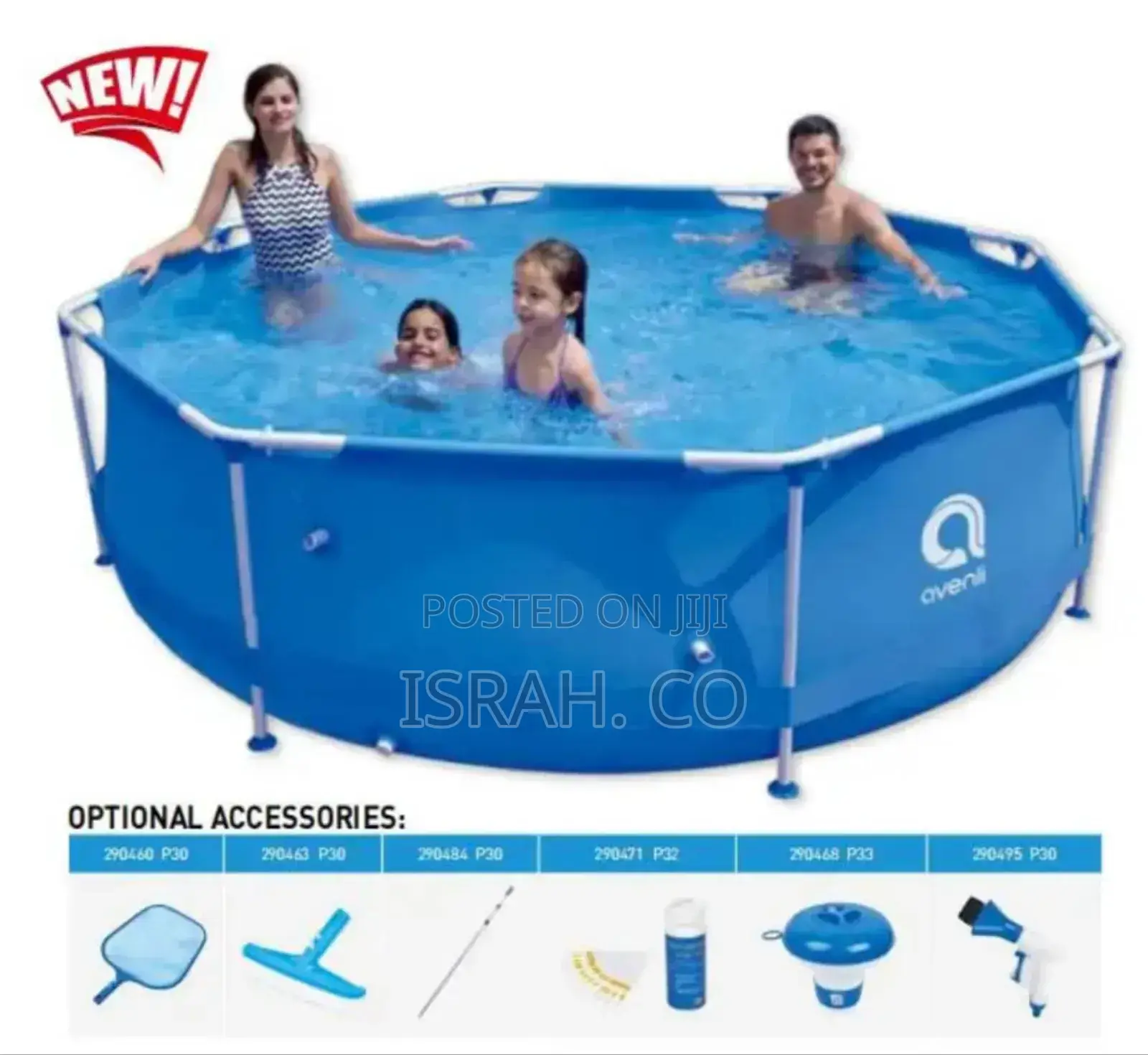 Round Super Steel Frame Swimming Pool