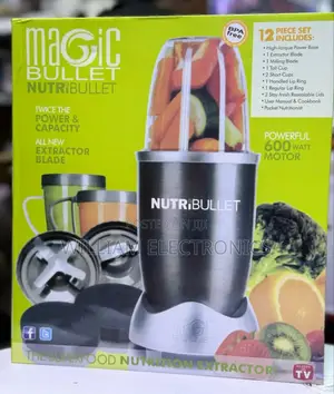 Nutri Bullet Nutrition Extraction 12piece Mixer Blender