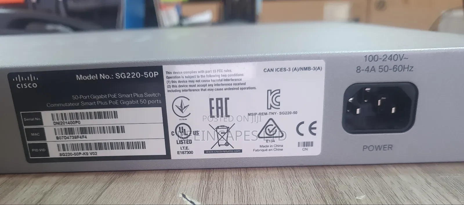 Sg220-50port Gigabit Poe Smart Plus Switch